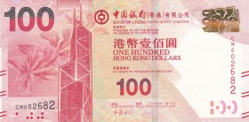 Hong Kong, 100 Dollars, 2014, UNC, p343d