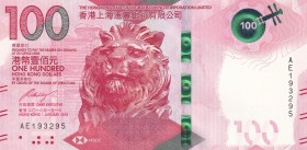 Hong Kong, 100 Dollars, 2018, UNC, pNew