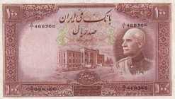 Iran, 100 Rials, 1937, VF(+), p36a