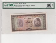 Iran, 20 Rials, 1954, UNC, p65
PMG 66 EPQ