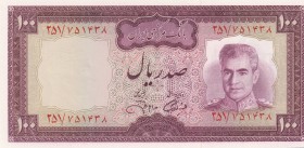 Iran, 100 Rials, 1971/1973, AUNC, p91c