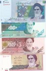 Iran, 2.000-5.000-10.000-20.000 Rials, UNC, (Total 4 banknotes)
2.000 Rials, 2005, p144; 5.000 Rials, 1993, p145; 10.000 Rials, 1992, p146; 20.000 Ri...