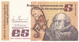 Ireland, 5 Pounds, 1993, UNC, p71e