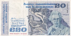 Ireland, 20 Pounds, 1981, VF, p73a