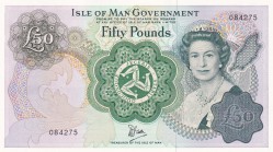 Isle of Man, 50 Pounds, 1983, UNC, p39
Queen Elizabeth II. Potrait