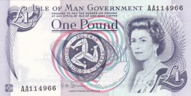 Isle of Man, 1 Pound, 2009, UNC, p40c
Queen Elizabeth II. Potrait