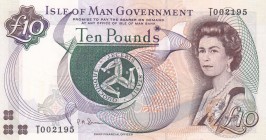 Isle of Man, 10 Pounds, 2007, UNC, p46a
Queen Elizabeth II. Potrait