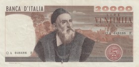 Italy, 20.000 Lire, 1975, VF, p104