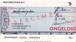 Italy, 1979, UNC, SPECIMEN
Cheque