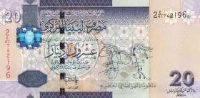 Libya, 20 Dinars, 2008, UNC, p74