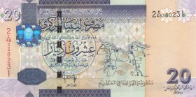 Libya, 20 Dinars, 2009, UNC, p74
