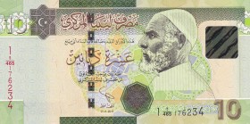Libya, 10 Dinars, 2011, UNC, p78A