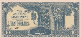 Malaya, 10 Dollars, 1942/1945, UNC, pM7
Japanese Occupation WWII