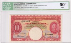 Malaya, 10 Dollars, 1941, AUNC, p13
ICG 50