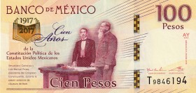 Mexico, 100 Pesos, 2016, UNC, p130
Commemorative banknote