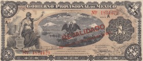 Mexico, 1 Peso, 1914, UNC, pS701
REVALIDADO