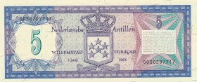 Netherlands Antilles, 5 Gulden, 1984, UNC, p15b