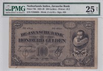 Netherlands Indies, 100 Gulden, 1925/1928, VF, p73b
PMG 25 NET