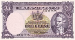 New Zealand, 1 Pound, 1960/1967, AUNC(-), p159