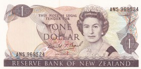 New Zealand, 1 Dollar, 1989, UNC, p169c
"ANS" is the first prefix