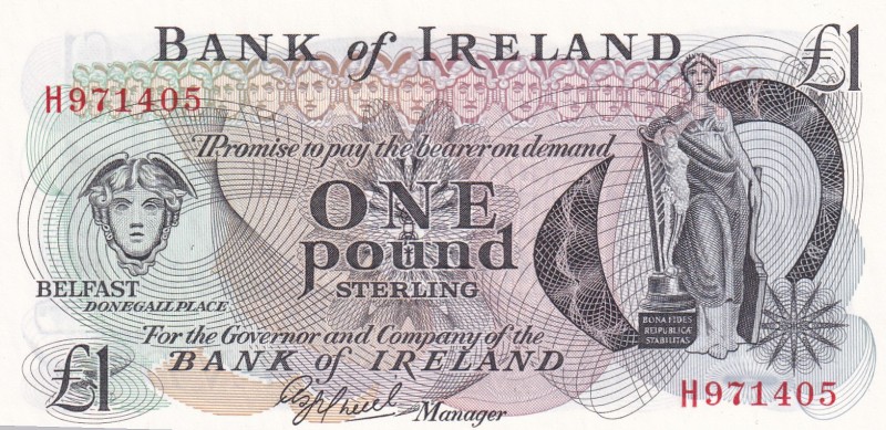 Northern Ireland, 1 Pound, 1980, UNC, p65a