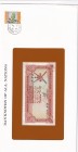 Oman, 100 Baisa, 1977, UNC, p13a, FOLDER
In its stamped and stamped special envelope.