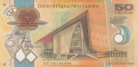 Papua New Guinea, 50 Kina, 2012, UNC, p32b
Polymer plastics banknote