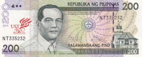 Philippines, 200 Piso, 2011, UNC, p214
Commemorative banknote