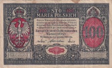 Poland, 100 Marek, 1916, FINE, p15