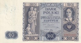 Poland, 20 Zlotych, 1936, XF, p77