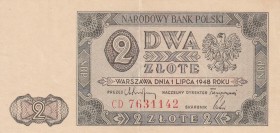 Poland, 2 Zlote, 1948, AUNC(-), p134