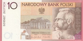 Poland, 10 Zlotych, 2008, UNC, p179
Commemorative banknote