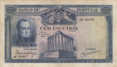 Portugal, 100 Escudos, 1928, VF, p140