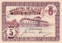 Portugal, 5 Centavos, 1920, UNC,
Hospital de S.Jose