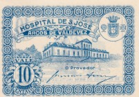 Portugal, 10 Centavos, 1920, UNC,
Hospital de S.Jose