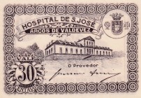 Portugal, 30 Centavos, 1920, UNC,
Hospital de S.Jose