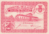 Portugal, 50 Centavos, 1920, UNC,
Hospital de S.Jose