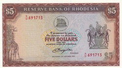 Rhodesia, 5 Dollars, 1978, UNC, p36