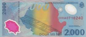 Romania, 2.000 Lei, 1999, UNC, p111a
Commemorative banknote, polymer