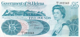 Saint Helena, 5 Pounds, 1981, UNC(-), p7b
Queen Elizabeth II. Potrait