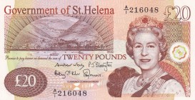 Saint Helena, 20 Pounds, 2012, UNC, p13b
Queen Elizabeth II. Potrait