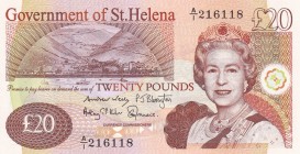 Saint Helena, 20 Pounds, 2012, UNC, p13b
Queen Elizabeth II. Potrait