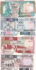 Somalia, 20-50-100-500 Shilin, 1983/1996, UNC, p33; p34; p35; p36, (Total 4 banknotes)
20 Shilin, 1983, p33a; 50 Shilin, 1987, p34b; 100 Shilin, 1989...