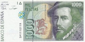 Spain, 1.000 Pesetas, 1992, XF(+), p163