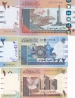Sudan, 1-2-20 Pounds, UNC, (Total 3 banknotes)
1 Pound, 2006, p64; 2 Pounds, 2006, p65; 20 Pounds, 2017, pNew