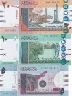 Sudan, 5-10-20 Pounds, 2011/2015, UNC, p72; p73, p74, (Total 3 banknotes)