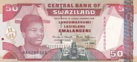 Swaziland, 50 Emalangeni, 1998, UNC, p26b