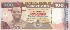 Swaziland, 100 Emalangeni, 2008, UNC, p34
Commemorative banknote