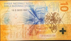 Switzerland, 10 Francs, 2016, UNC, pNew
