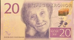 Sweden, 20 Kronor, 2015, UNC, p69